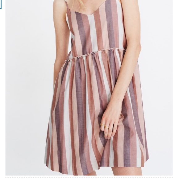 Madewell Dresses & Skirts - NWT Madewell Pastel Striped Dress size XXL